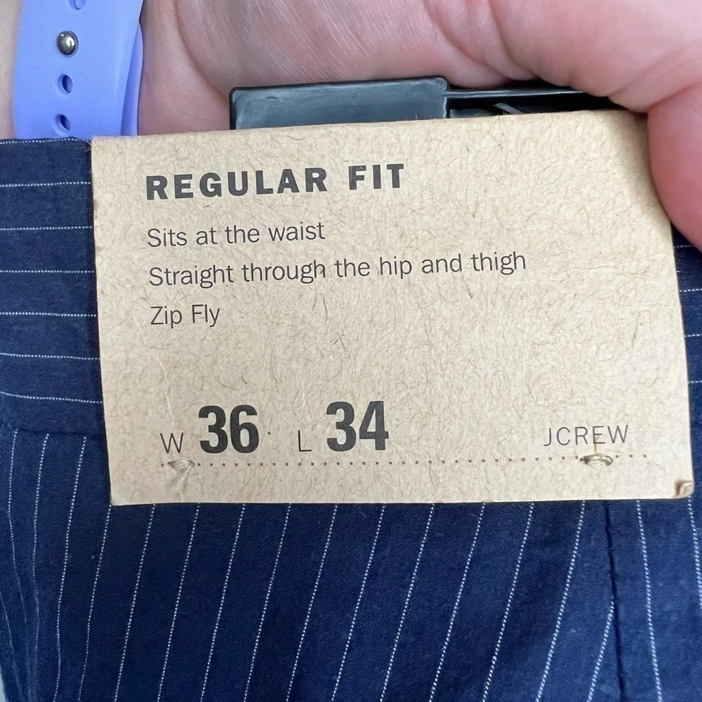 NWT J. Crew Men’s Regular Fit Pants 36x34